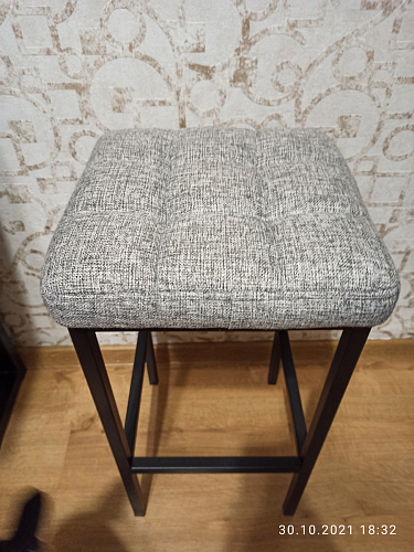 Барный стул Лофт катания лаванда / белый матовый фото покупателя 189