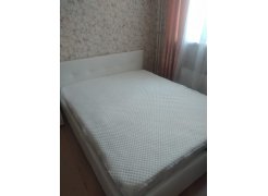 Двуспальная кровать Афродита 160х200 голубой велюр bingo slate фото покупателя 4