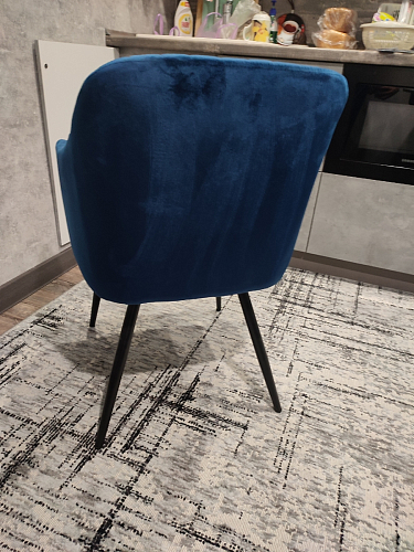 Стул на металлокаркасе Slam dark blue фото покупателя 5