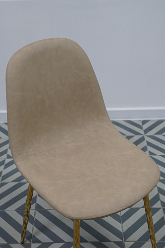 Стул на металлокаркасе Lilu 05 gray / white из шоурума 2