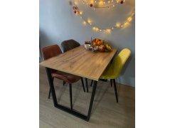 Стол Лота Лофт 120 25 мм сабия / черный матовый фото покупателя 574