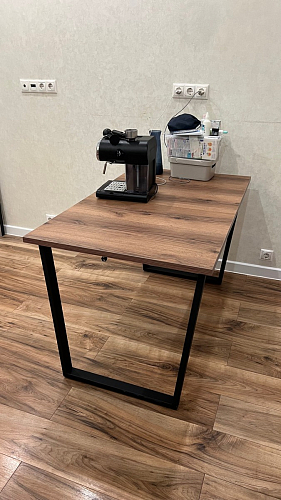 Стол раскладной Лота Лофт 120 25 мм юта / черный матовый фото покупателя 756