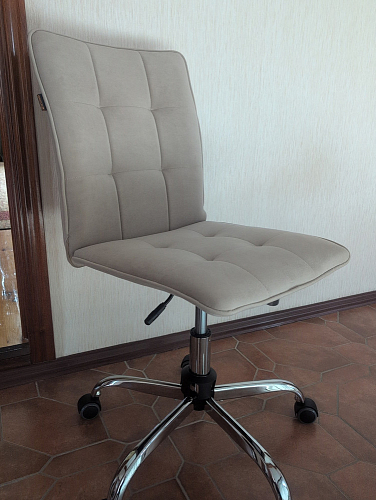 Компьютерное кресло One флок серый 29 фото покупателя 4