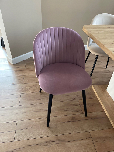 Стул на металлокаркасе Gabi 1 темно-серый / черный фото покупателя 185