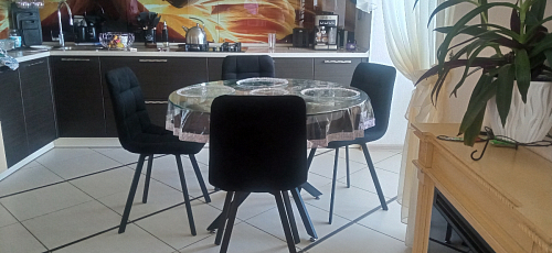 Стул на металлокаркасе Чилли зеленый / черный фото покупателя 333