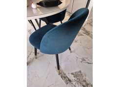 Стул на металлокаркасе Gabi blue / black фото покупателя 614