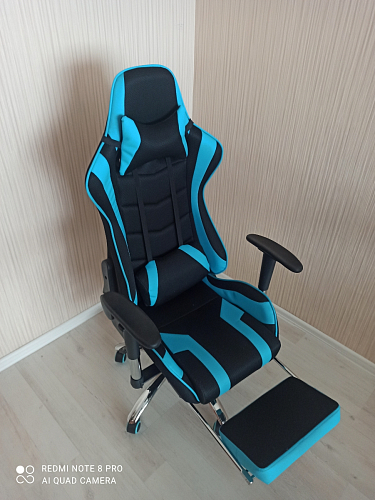 Компьютерное кресло Kano 1 light blue / black фото покупателя 168