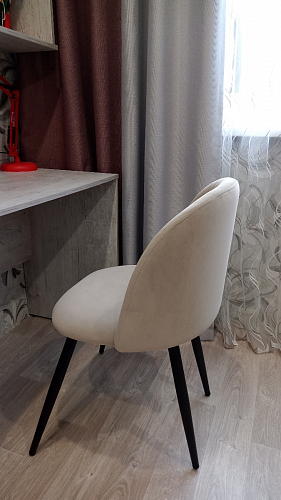 Стул на металлокаркасе Gabi latte / gold / black фото покупателя 793