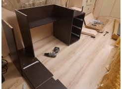 Стол компьютерный Джаз-15 белый правый фото покупателя 19