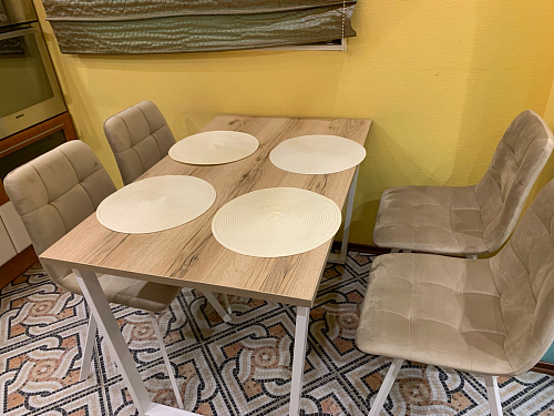 Стол Лота Лофт 120 25 мм сабия / белый матовый фото покупателя 861