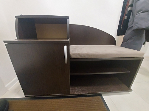 Обувница Аврора дуб млечный / венге фото покупателя 83