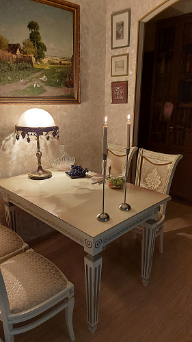 Стул Mariano молочный / патина фото покупателя 10