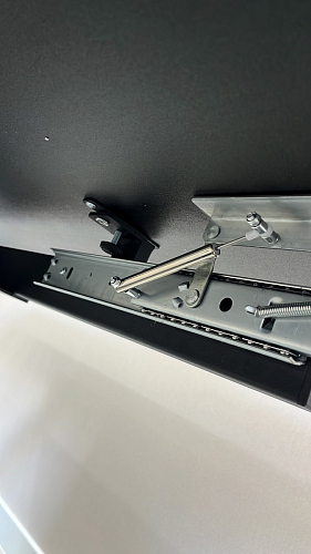 Керамический стол Вилли 140(200)х80 белый мрамор snow white / черный фото покупателя 62