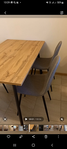 Стол Тринити Лофт 120 32 мм дуб галифакс табако / черный матовый фото покупателя 828