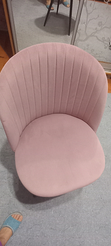 Стул на металлокаркасе Gabi dark beige / black / silver фото покупателя 436