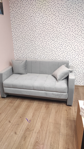 Диван Малютка экокожа черная / белая фото покупателя 2