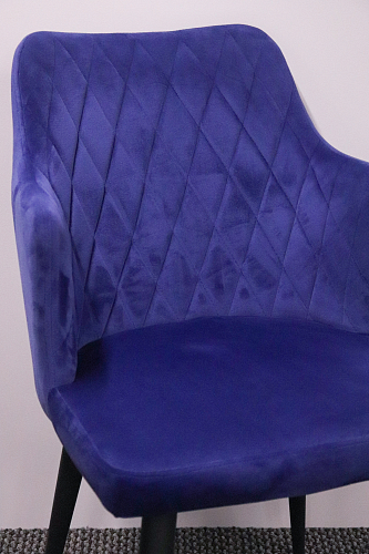 Стул на металлокаркасе Velen light gray / black из шоурума 2