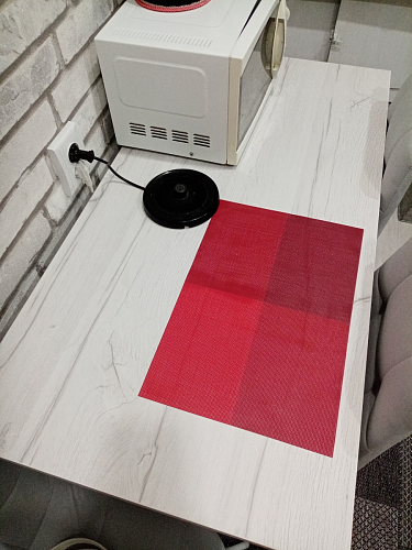 Стол Тринити Лофт 120 25 мм черный матовый / дуб делано темный фото покупателя 204