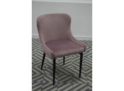 Стул на металлокаркасе Teo light blue / black из шоурума 4