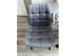 Стул на металлокаркасе Челси светло-серый / черный каркас фото покупателя 88