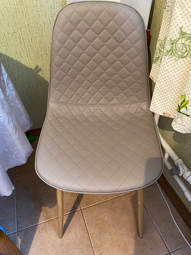 Стул на металлокаркасе Capri голубой фото покупателя 71