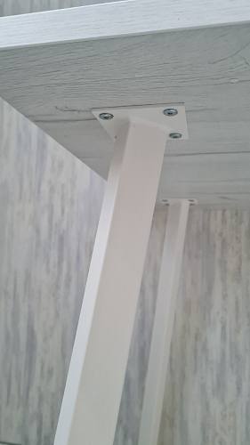 Стол Тринити Лофт 120 32 мм дуб галифакс табако / черный матовый фото покупателя 225