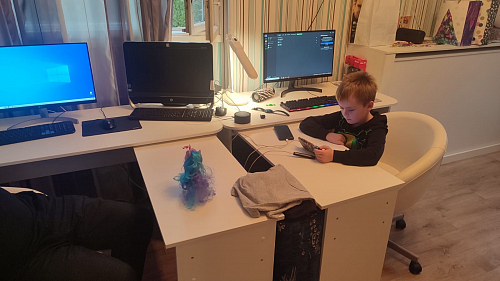 Письменный стол ПС-03 белый фото покупателя 1