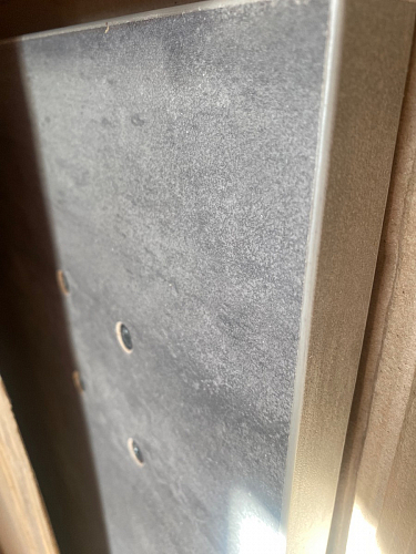 Стол Тринити Лофт 120 32 мм дуб галифакс табако / черный матовый фото покупателя 189