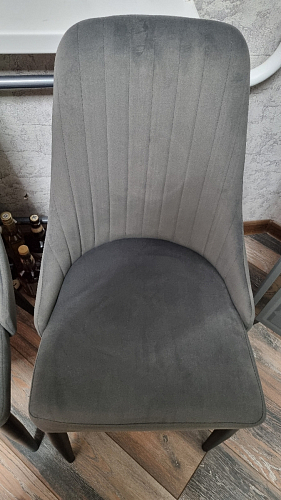 Стул на металлокаркасе Kora light purple / black фото покупателя 315