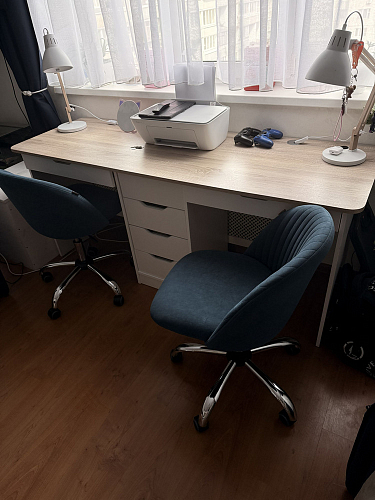 Компьютерное кресло Melody/Мелоди молочное фото покупателя 48