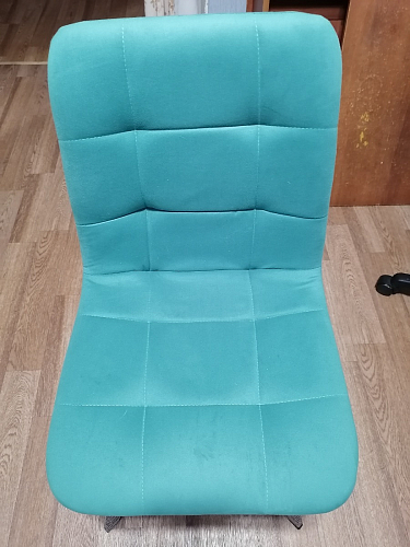 Стул на металлокаркасе Чилли темно-серый / черный каркас фото покупателя 12