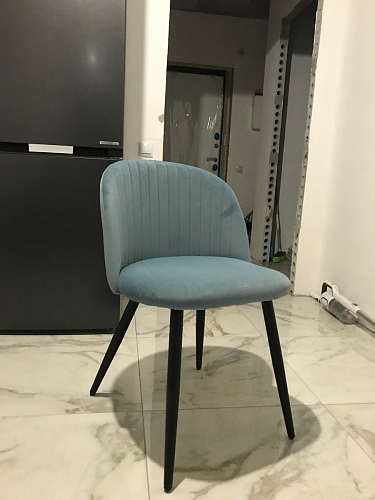 Стул на металлокаркасе Gabi latte / gold / black фото покупателя 424