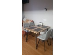 Стул на металлокаркасе Чилли розовый / черный каркас фото покупателя 627