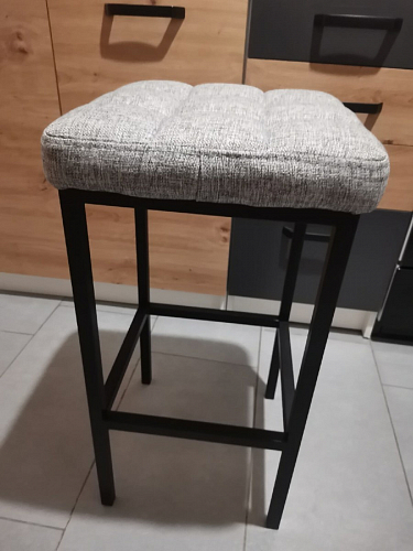 Барный стул Лофт линкольн белый / белый матовый фото покупателя 246