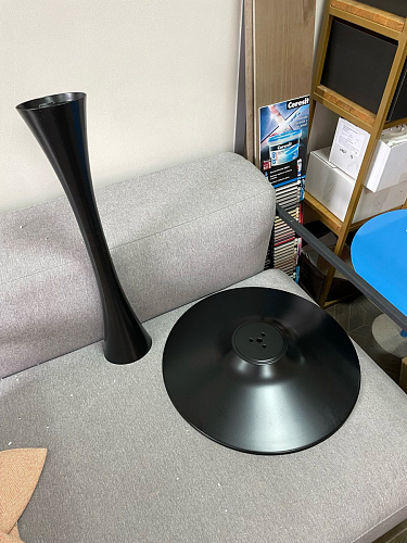 Стол Тулип 80х73 мрамор черный / белый фото покупателя 44