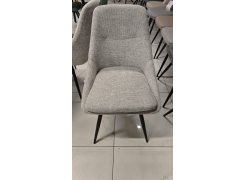 Стул на металлокаркасе Avian вращающийся светло-серый / черный из шоурума 1