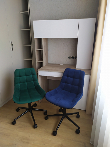 Компьютерное кресло Честер кирпичный / черный фото покупателя 18