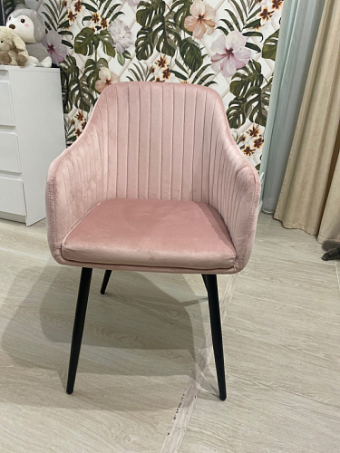 Стул на металлокаркасе Slam dark beige фото покупателя 59