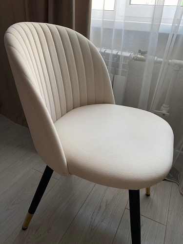 Стул на металлокаркасе Gabi gray / black фото покупателя 105