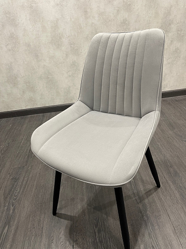 Стул на металлокаркасе Седа 360 К латте (velutto 08) / белый фото покупателя 322