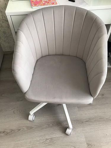 Компьютерное кресло Тибо confetti chocolate / белый фото покупателя 143