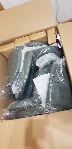 Стул на металлокаркасе Gabi 1 light purple / black / gold фото покупателя 62