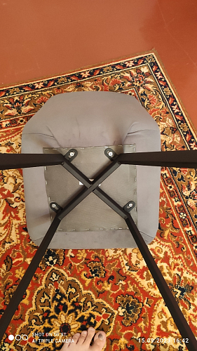 Комплект стульев Чилли 2 шт бежевый / черный фото покупателя 660