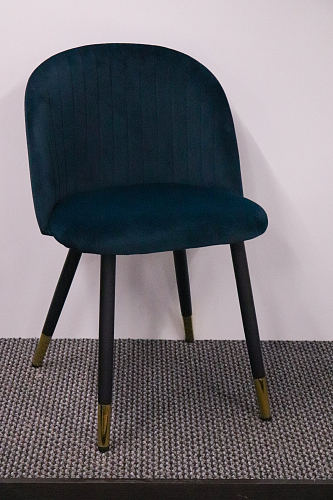 Стул на металлокаркасе Gabi gray / black из шоурума 7