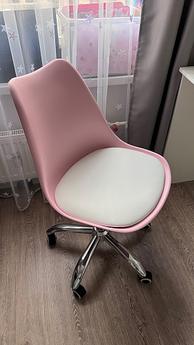 Компьютерное кресло Kolin с подушкой clear / white фото покупателя 371