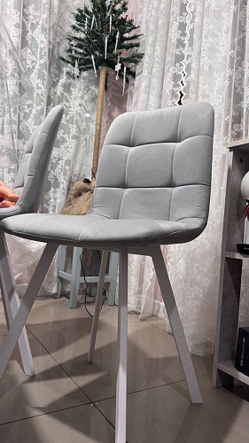 Стул на металлокаркасе Чилли черный / зеленый фото покупателя 519