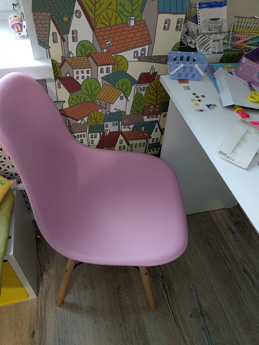 Пластиковый стул Eames PC-015 желтый фото покупателя 142