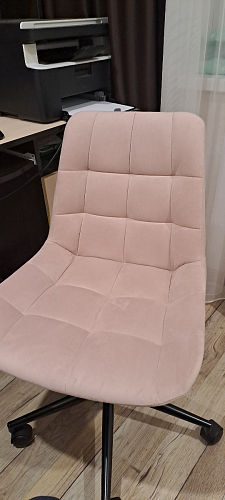 Компьютерное кресло Честер розовый (california 390) / черный фото покупателя 15