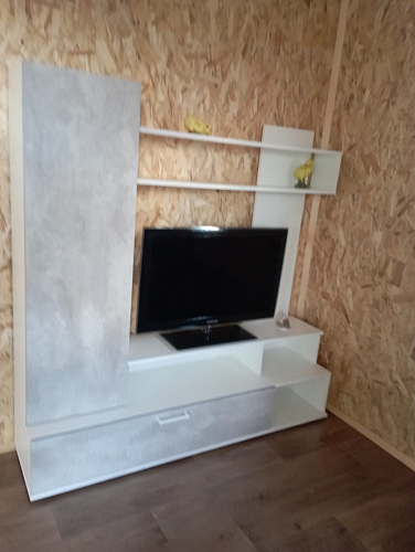 Готовая гостиная Jimenez дуб венге / белый глянец фото покупателя 17