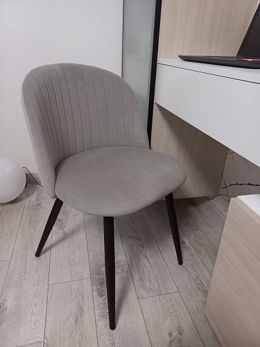 Стул на металлокаркасе Gabi-1 wine red / black фото покупателя 501